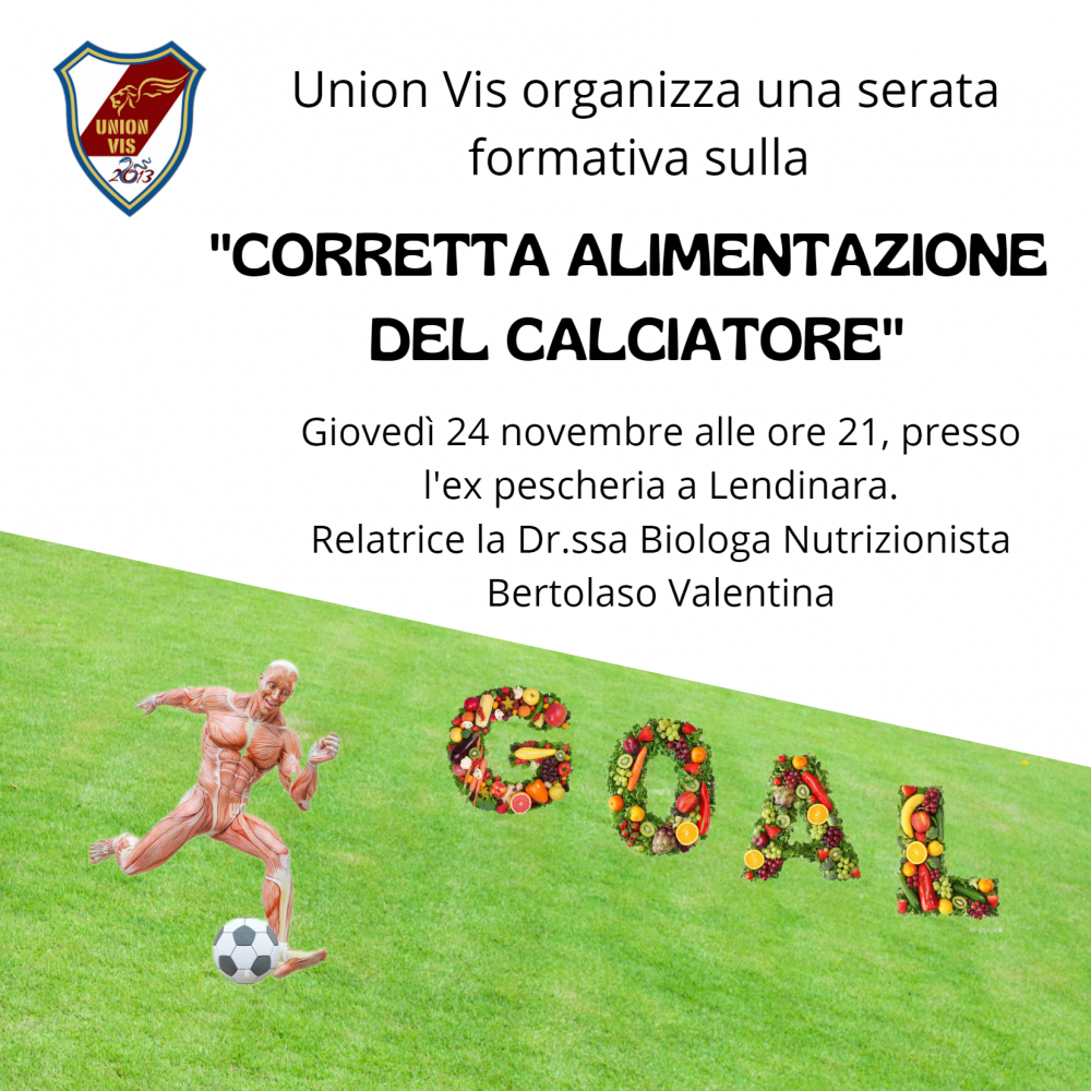 Corretta alimentazione nel calcio